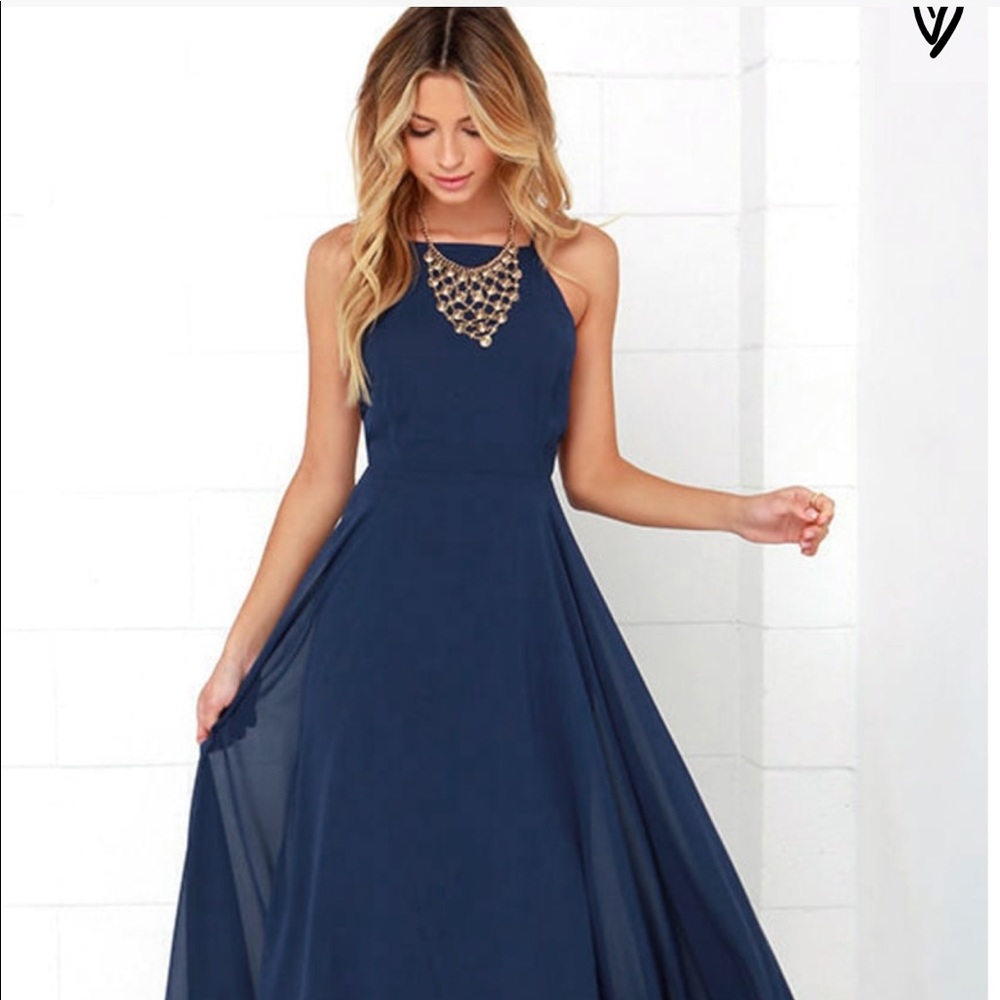 Lulu’s Navy maxi dress